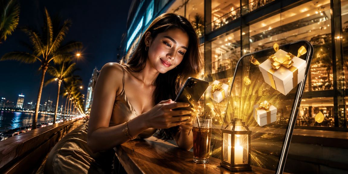 Pemain di Kuantan menggunakan telefon untuk deposit di kasino mudah alih gaya Malaysia