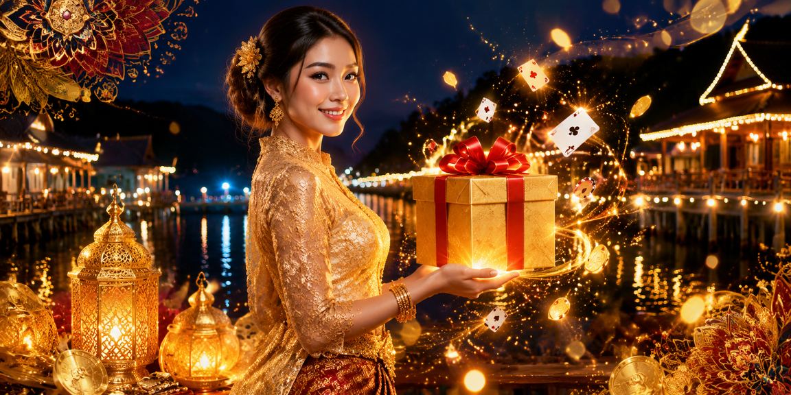 Permainan rummy dalam talian Malaysia dengan pemain berbaju kebaya